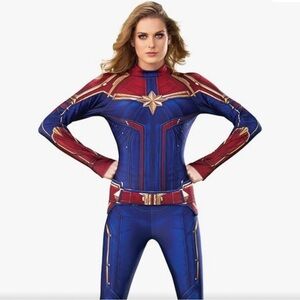 NWOT Rubie's Women's Captain Marvel Hero Suit Size XSmall